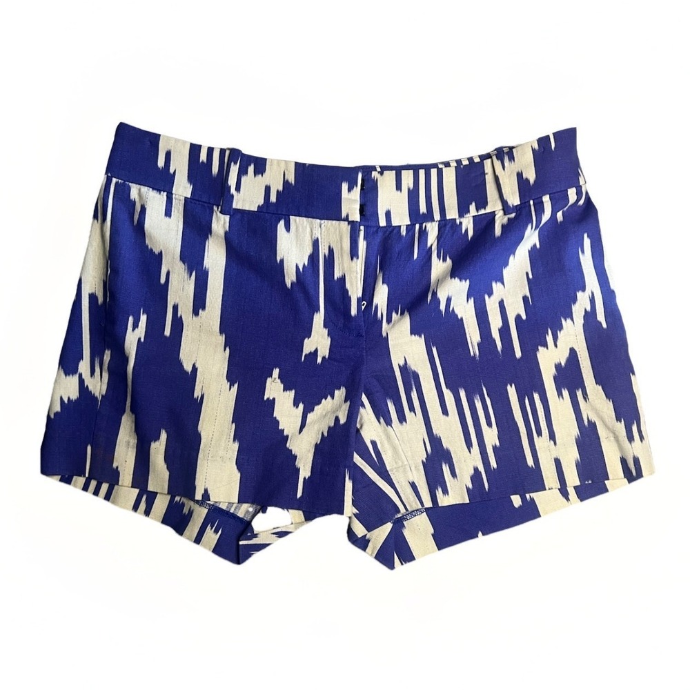 J.CREW Women's Purple Lavender Shorts, Size 4, 4-inch Stretch Chino, Flat Front